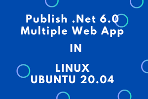 Pranshi Infosoft - Publish Multiple .Net 6.0 Web Apps